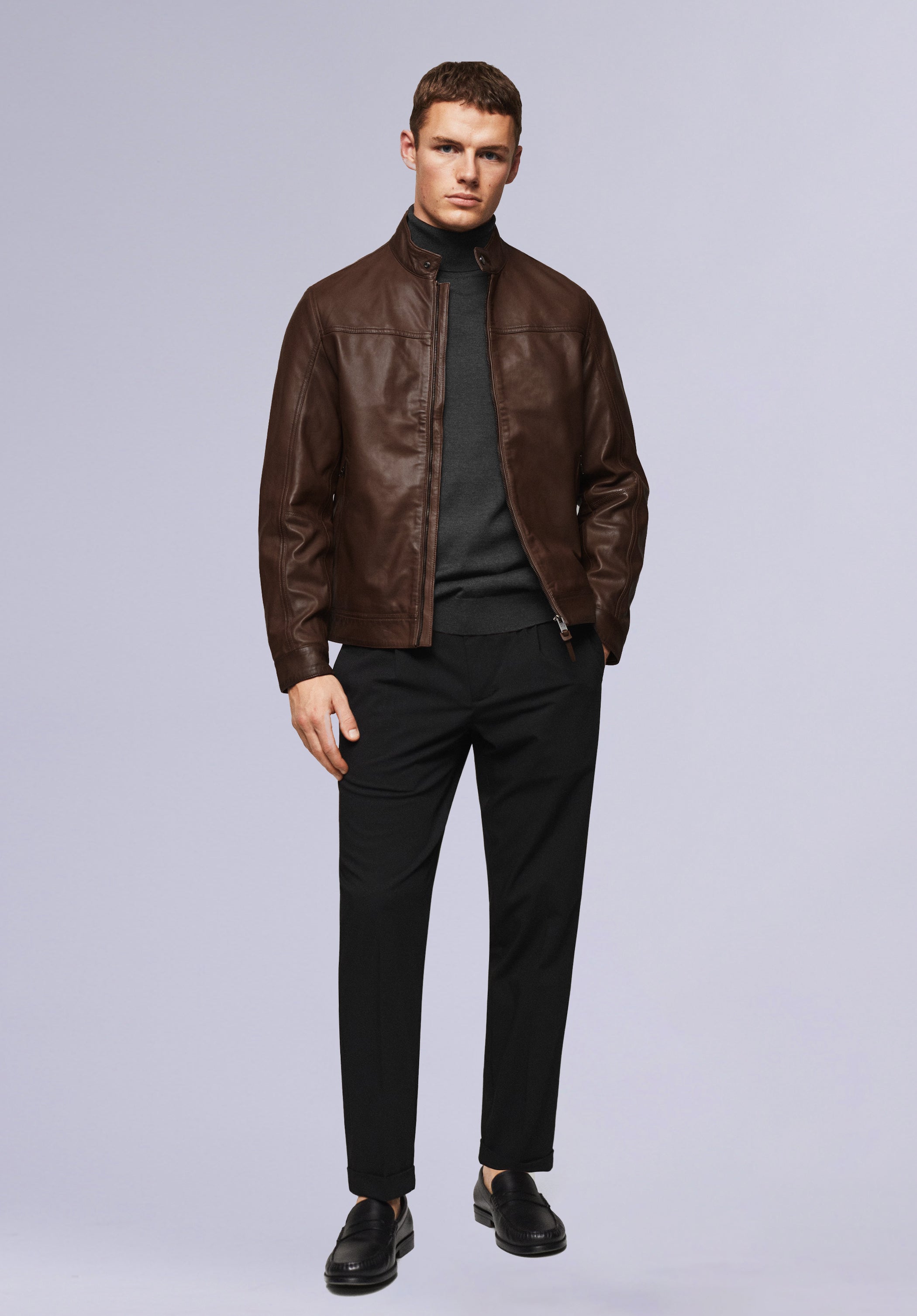 RUSTIC SETH LEATHER JACKET