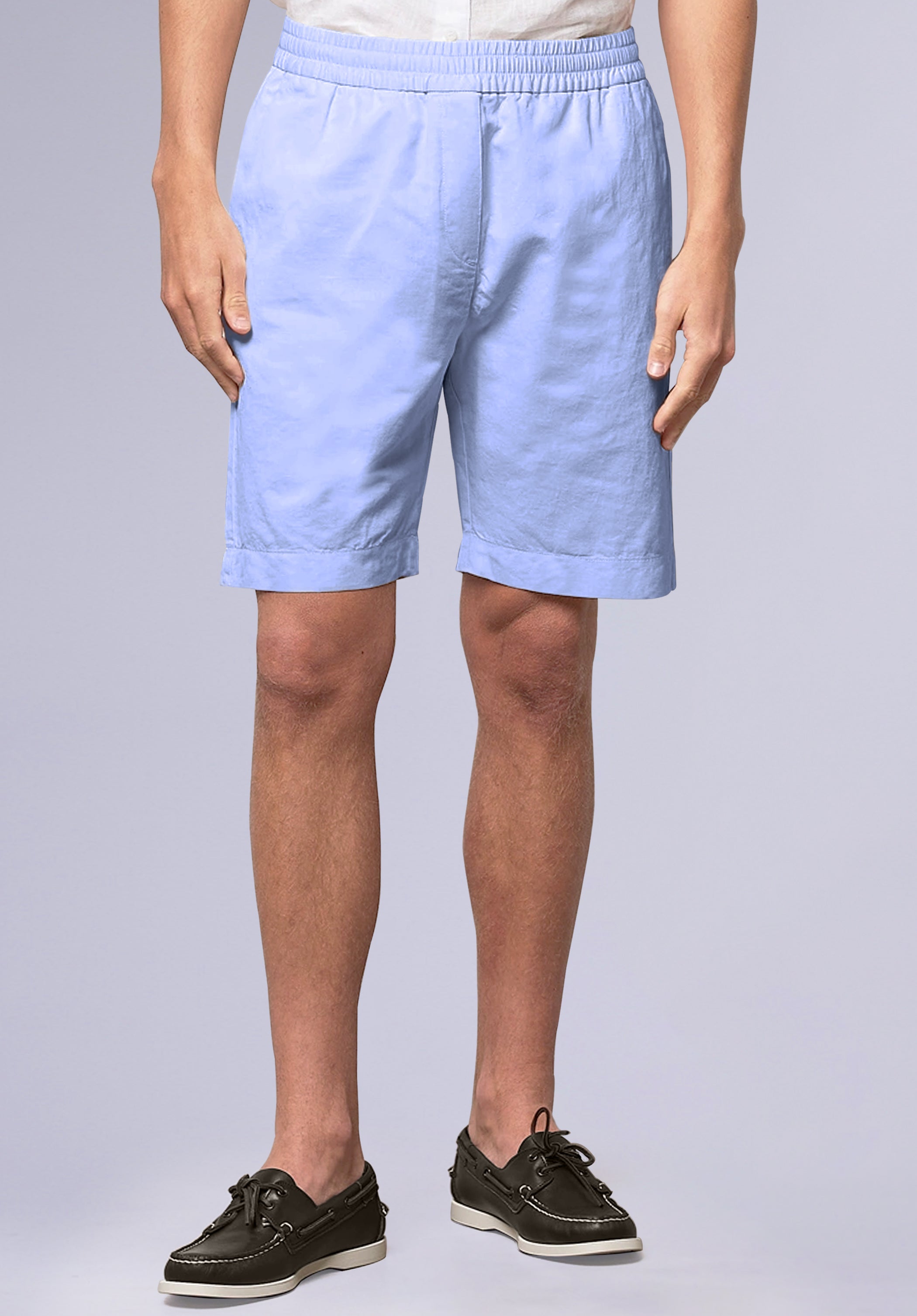 Sky Cotton Linen Shorts