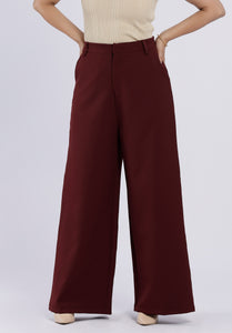 SASHA ROUGE WIDE PANTS