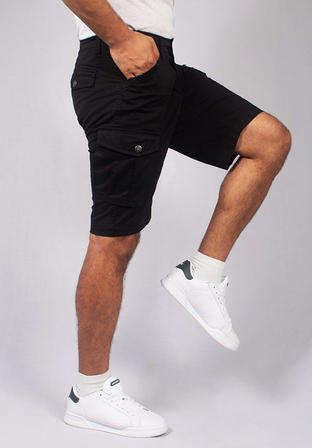 ONYX TWILL CARGO SHORTS