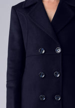 Load image into Gallery viewer, blue wool single breasted-blazer
