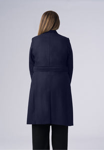 cashmere single breasted-coat