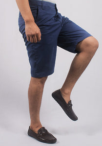 ULTRAMARINE COTTON SHORTS