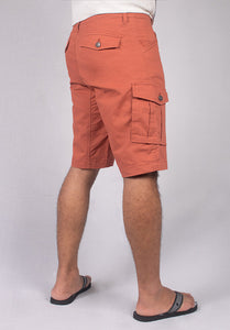 VERMILION TWILL CARGO SHORTS