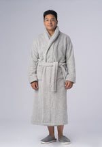 Load image into Gallery viewer, MINK GREY WINTER ROBE
