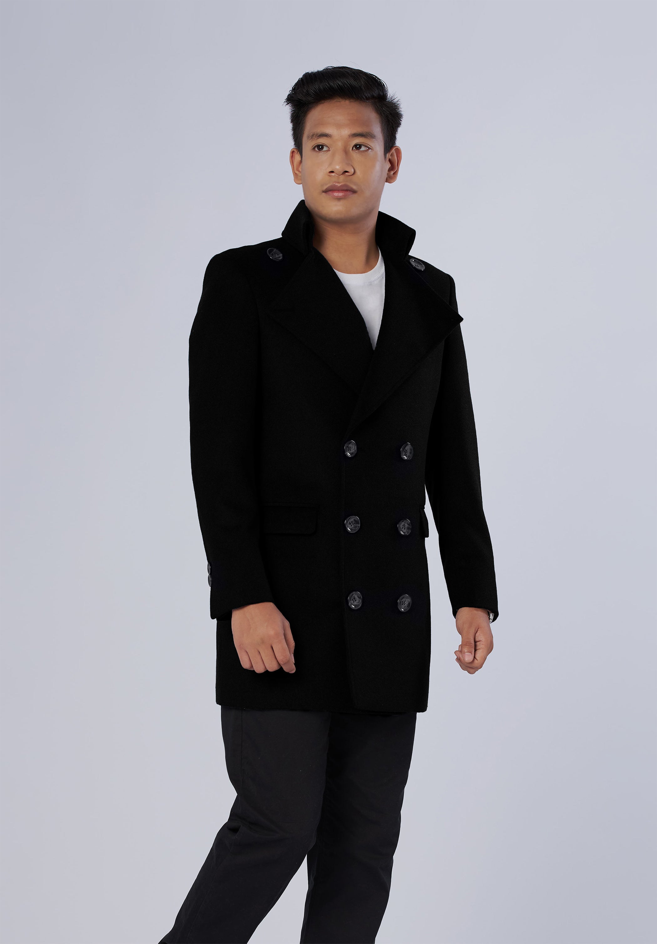 TRENCH PEACOAT